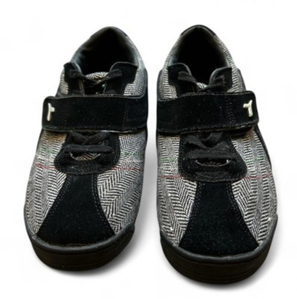 Diadora Donna Bling Ladies Fashion Sneakers, Tweed Upper and Leather Size 10